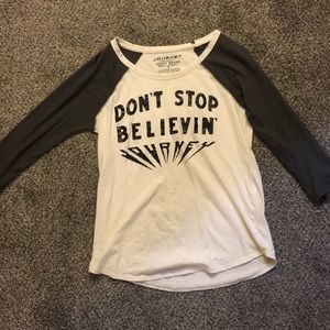 Don’t stop believing journey 3/4 sleeve tee